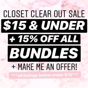 🌸SALE🌸$1️⃣5️⃣ & UNDER⬇️⬇️⬇️